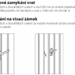 Mo�nost zamyk�n� za pomoc� vysac�ho z�mku